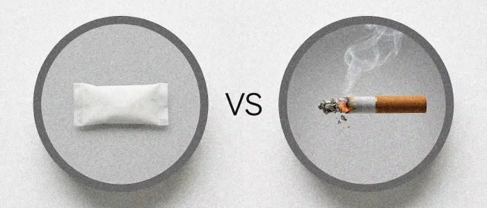 Nicotine versus smoking
