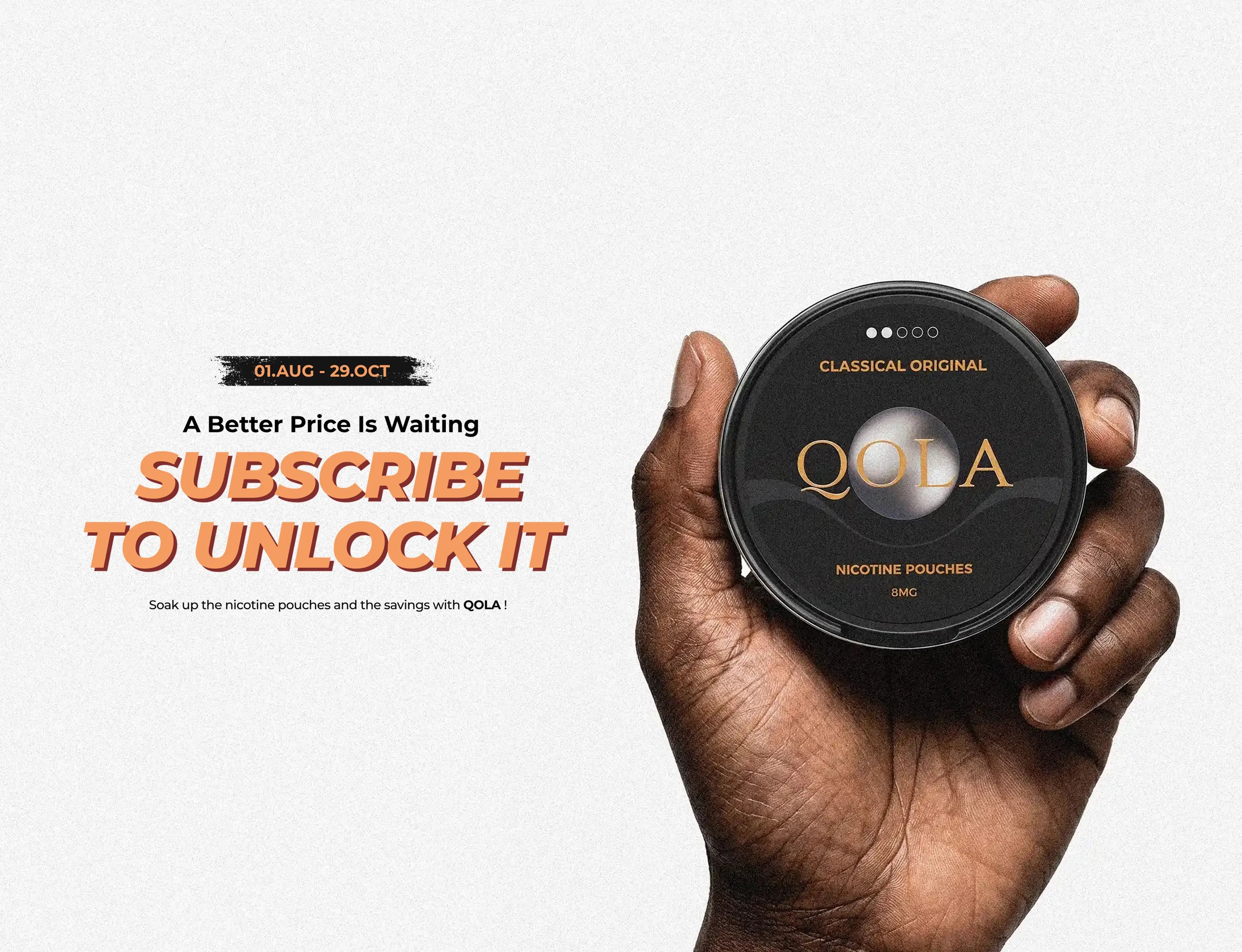 QOLA Classical Original nicotine pouches